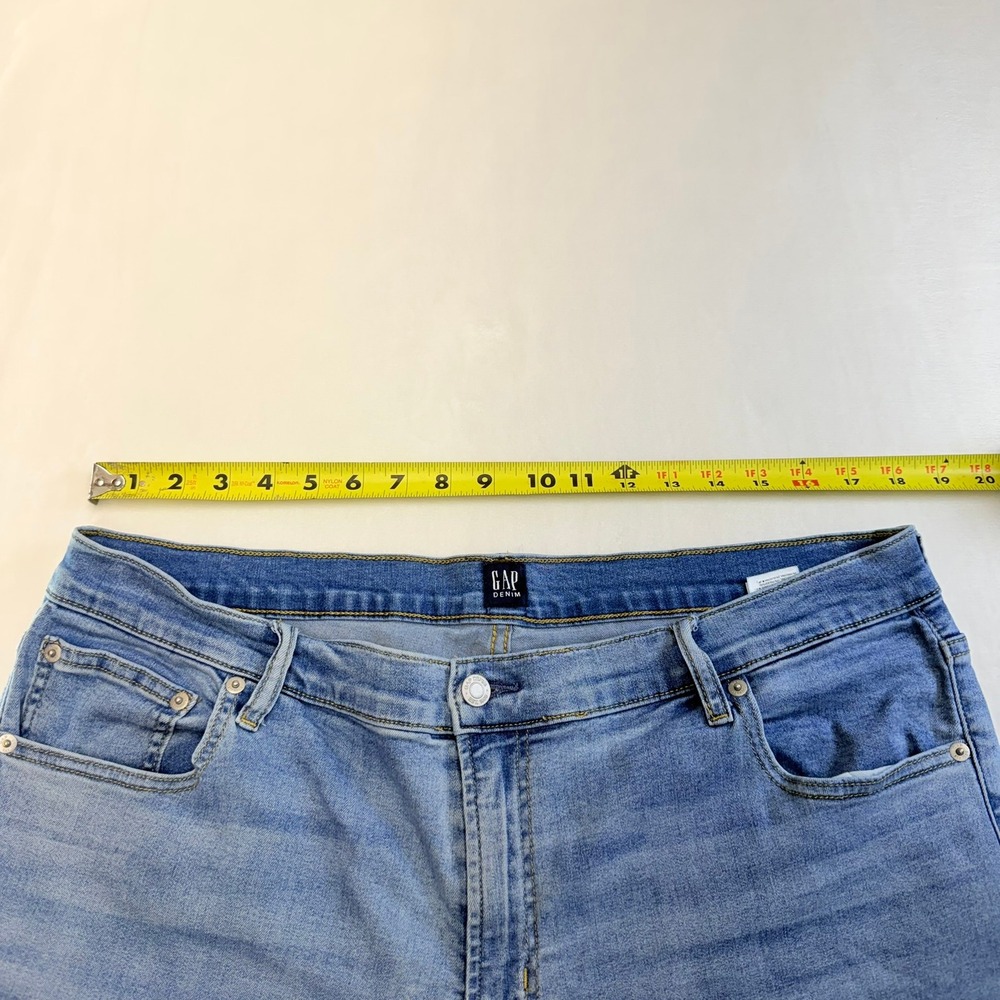 Gap Girlfriend Jeans Womens 33 Blue Medium Indigo Soft GF‎ Relaxed Fit - Picture 5 of 8